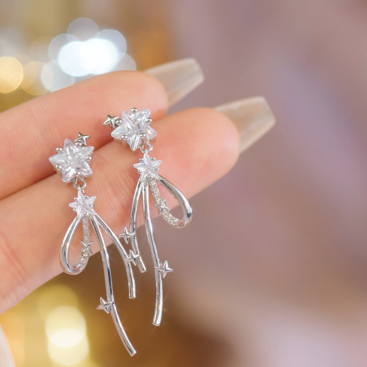 Silver 2024 Drop Earrings