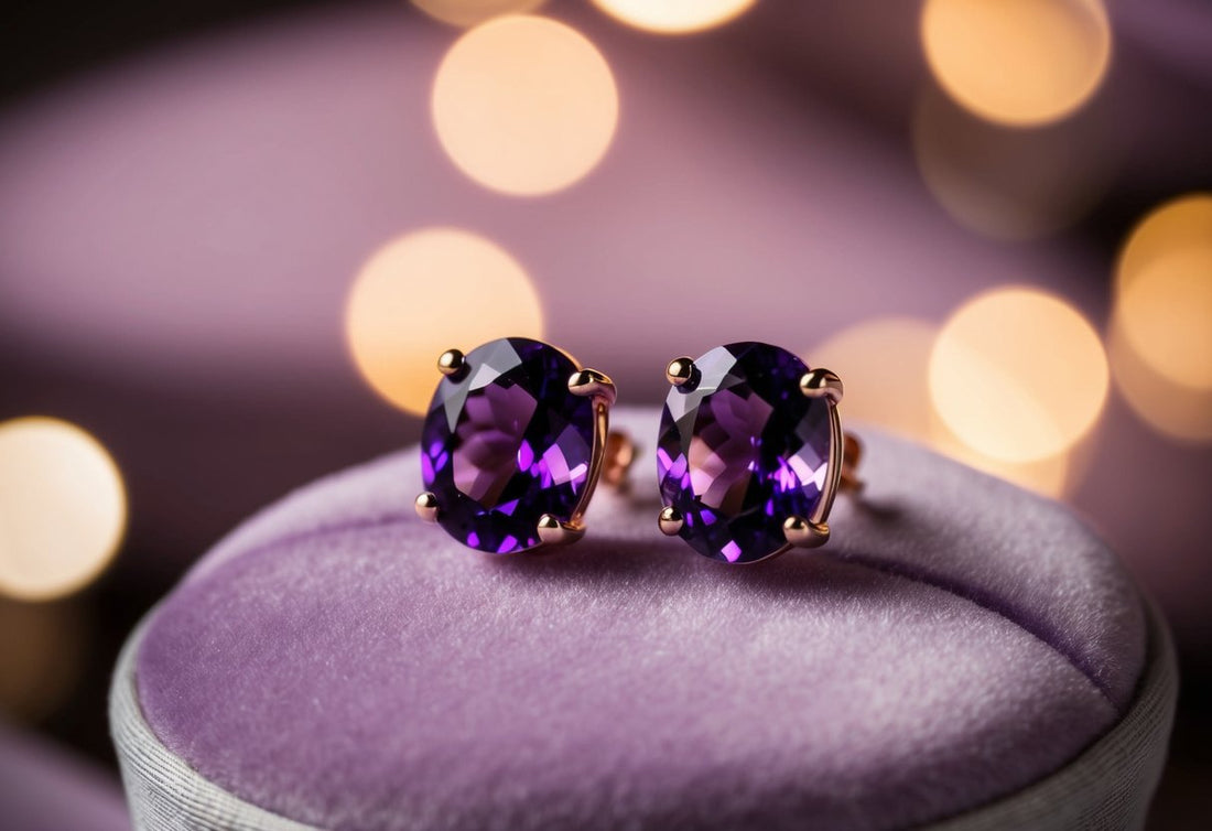 Amethyst Earrings - Abbott Atelier