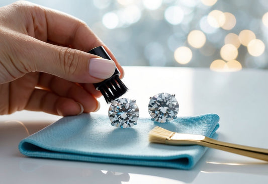 How to Clean Diamond Earrings - Abbott Atelier