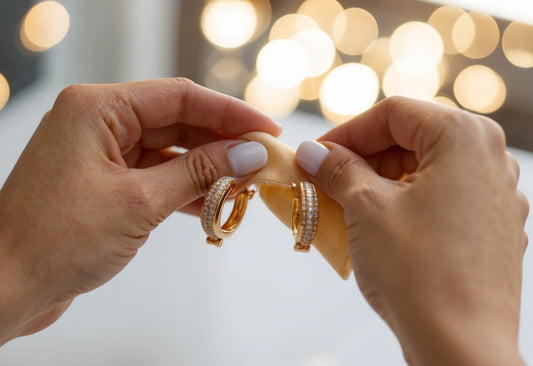 How to Clean Gold Earrings - Abbott Atelier