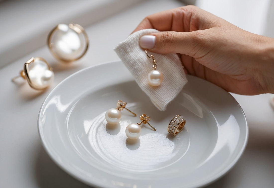 How to Clean Pearl Earrings - Abbott Atelier