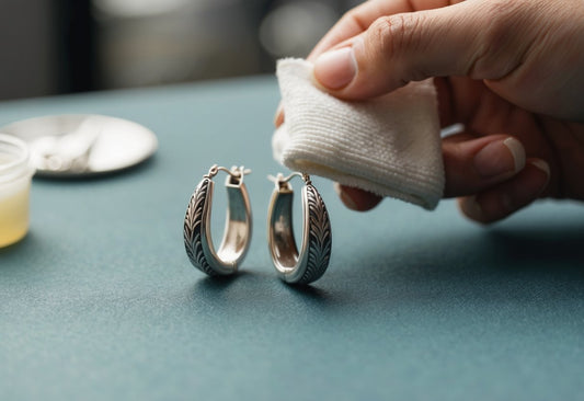 How to Clean Sterling Silver Earrings - Abbott Atelier