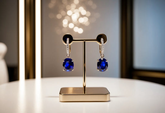 Sapphire Earrings - Abbott Atelier