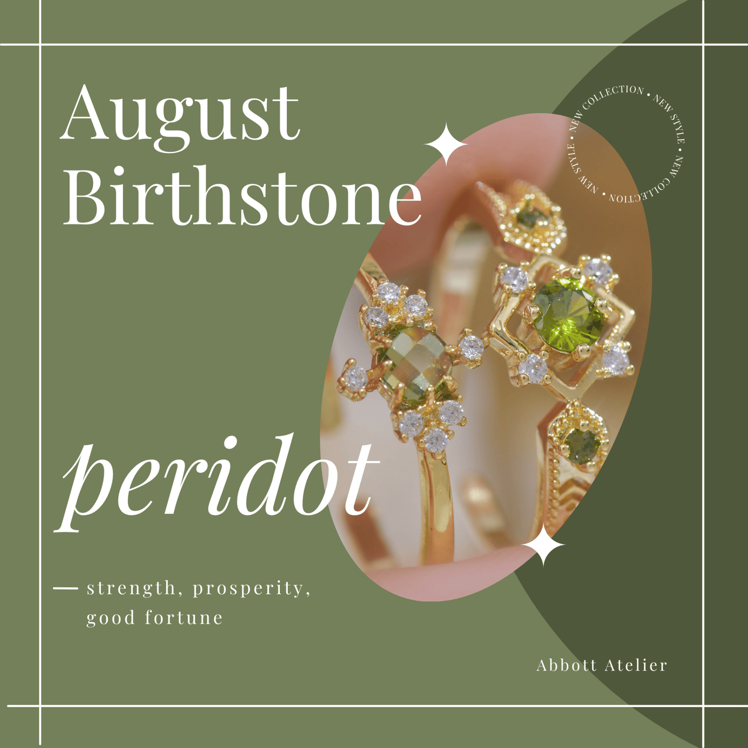 August Birthstone: Peridot - Abbott Atelier