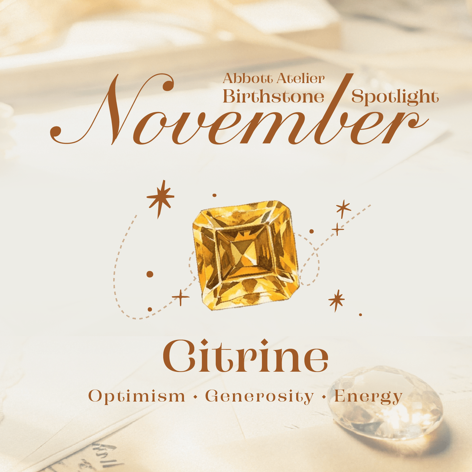 November Birthstone: Citrine - Abbott Atelier