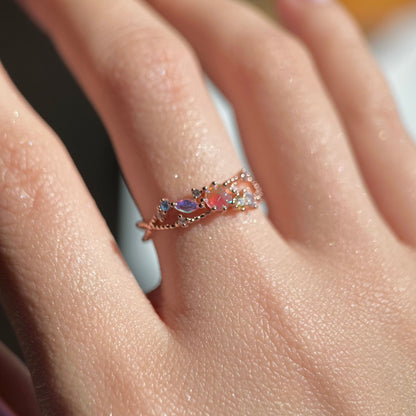 Pink Gem Ring - Nova