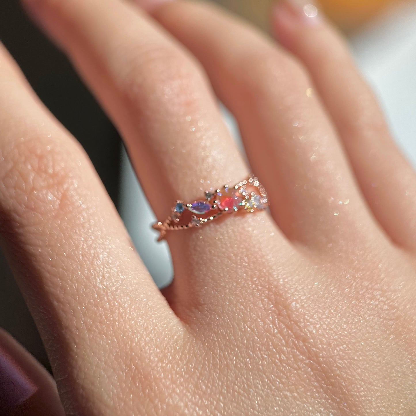 Pink Gem Ring - Nova