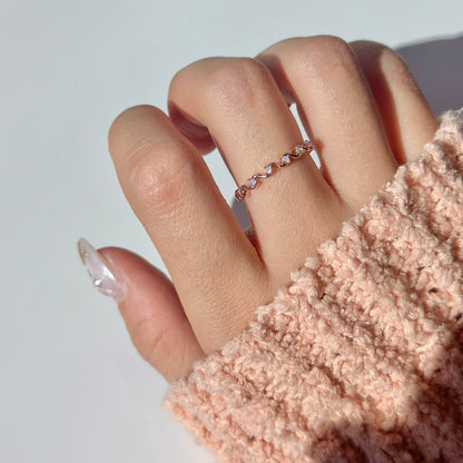 Pink Wave Ring