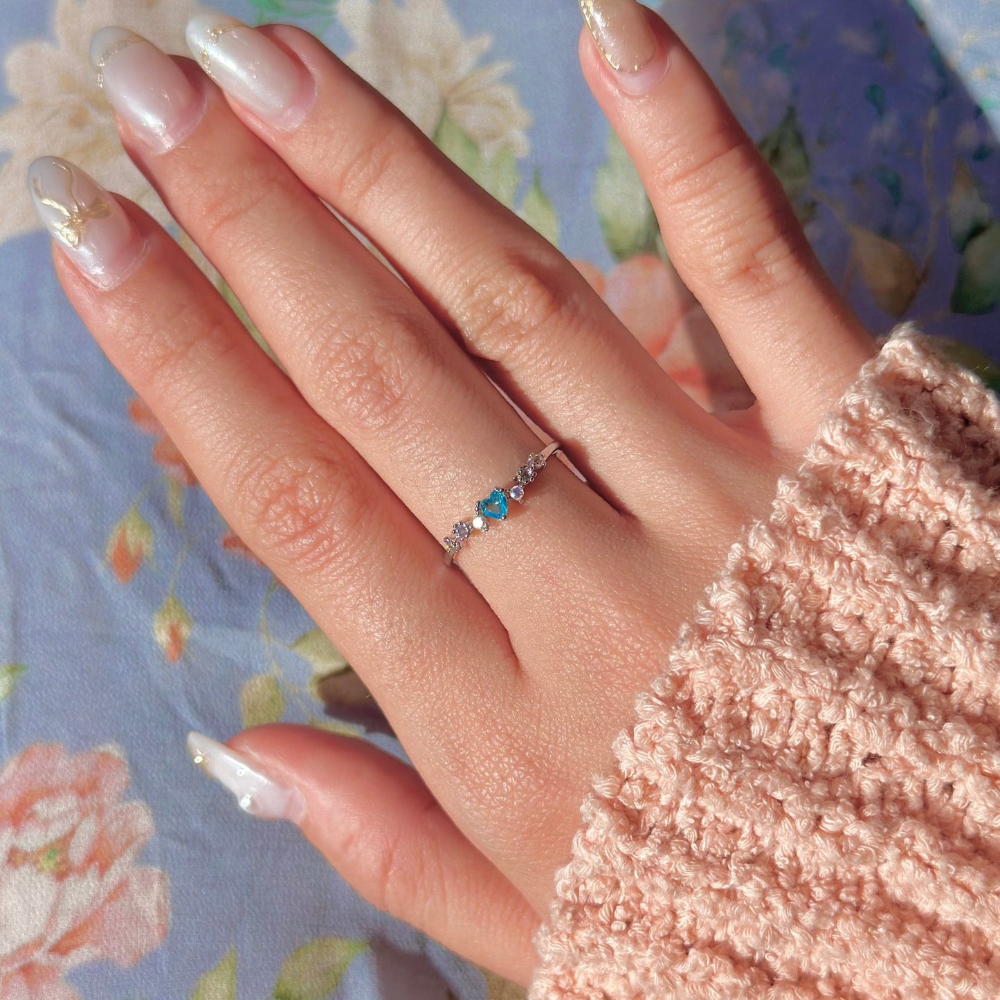 Ocean Heart Ring