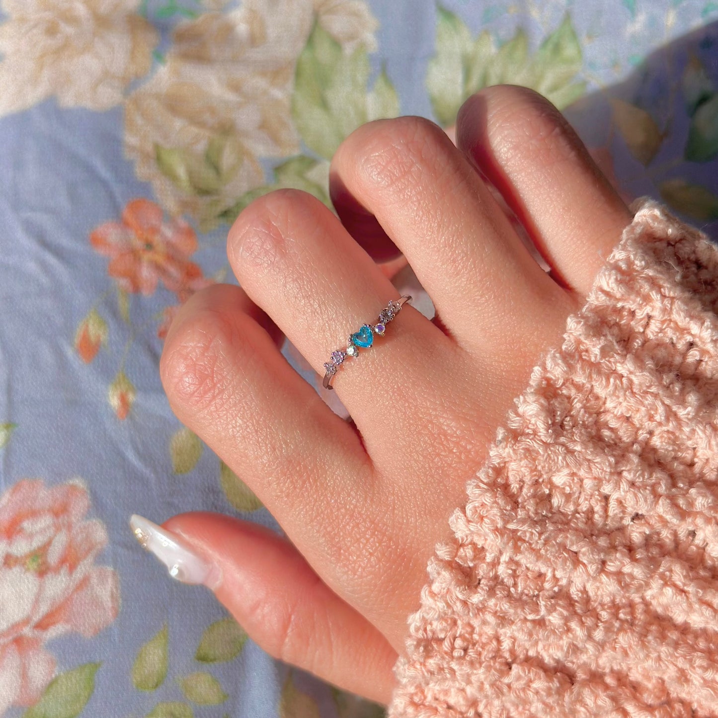 Ocean Heart Ring