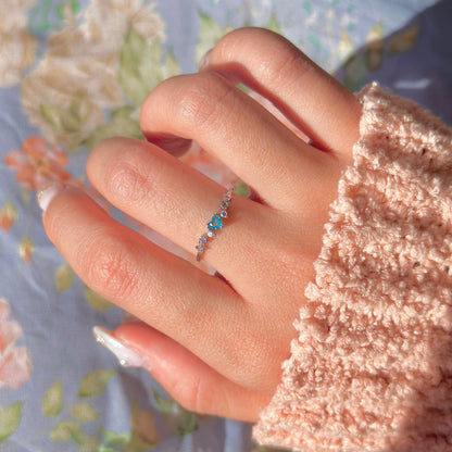 Ocean Heart Ring