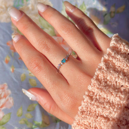 Ocean Heart Ring