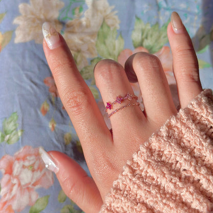 Pink Blossom Ring