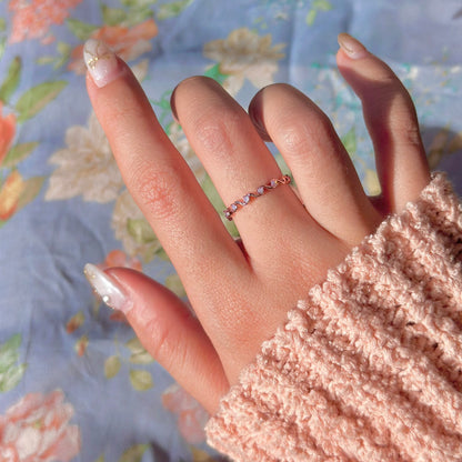 Pink Wave Ring