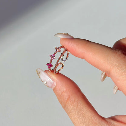 Pink Blossom Ring