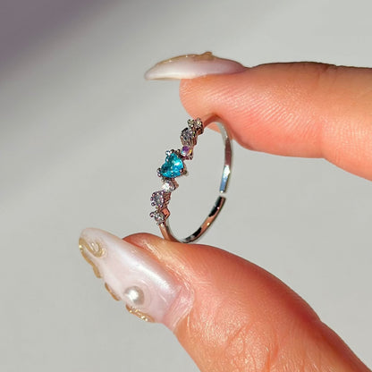 Ocean Heart Ring