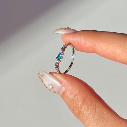 Ocean Heart Ring