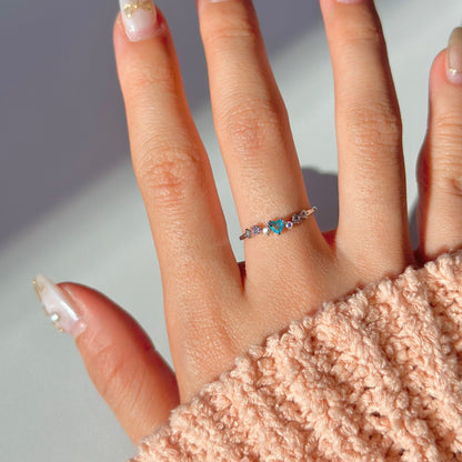 Ocean Heart Ring