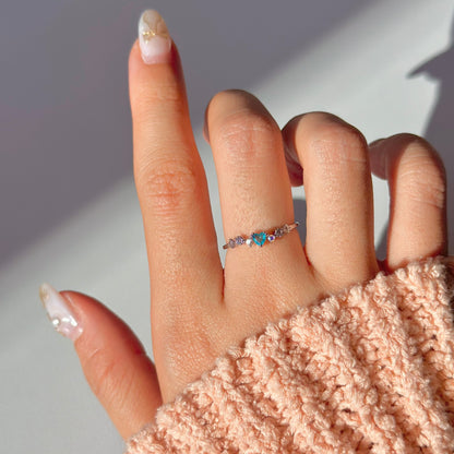 Ocean Heart Ring