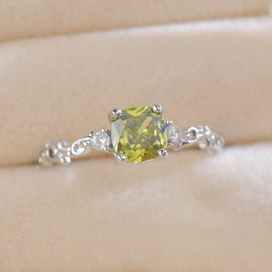 Ayla Peridot Ring - Gold - Plated - Abbott Atelier