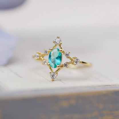 Azure Étoile Ring - Gold - Plated - Abbott Atelier