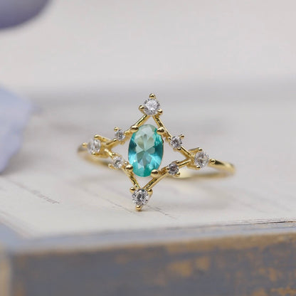 Azure Étoile Ring - Gold - Plated - Abbott Atelier