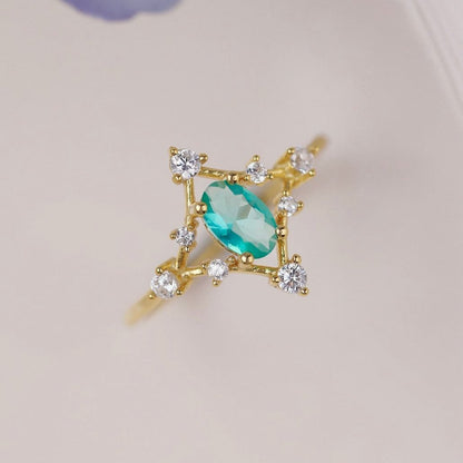 Azure Étoile Ring - Gold - Plated - Abbott Atelier