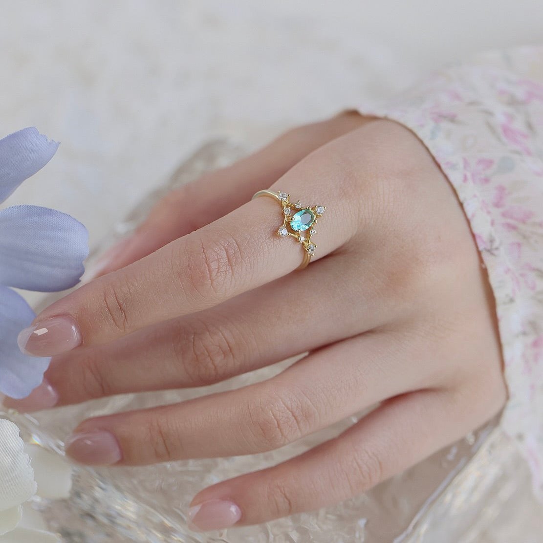 Azure Étoile Ring - Gold - Plated - Abbott Atelier