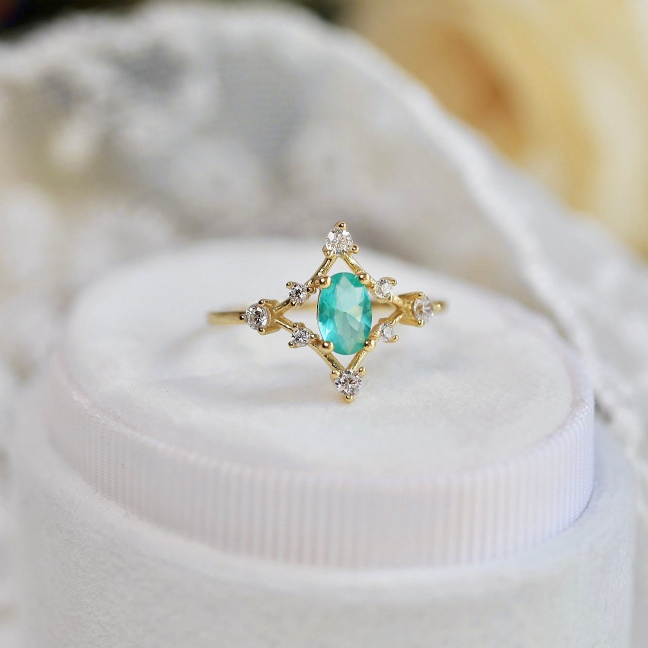 Azure Étoile Ring - Gold - Plated - Abbott Atelier