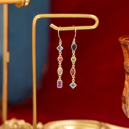 Baroque Drop Earrings - Deborah - Gold - Plated - Abbott Atelier