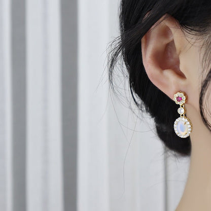 Baroque Earrings - Celine - Gold - Plated - Abbott Atelier