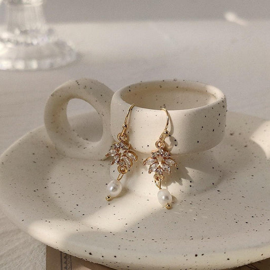 Baroque Earrings - Charlotte - Gold - Plated - Abbott Atelier