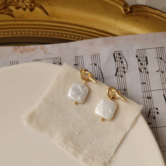 Baroque Pearl Earrings - Hypoallergenic - Abbott Atelier