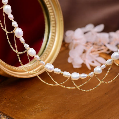 Baroque Pearl Necklace - Natasha - Freshwater Pearls - Abbott Atelier