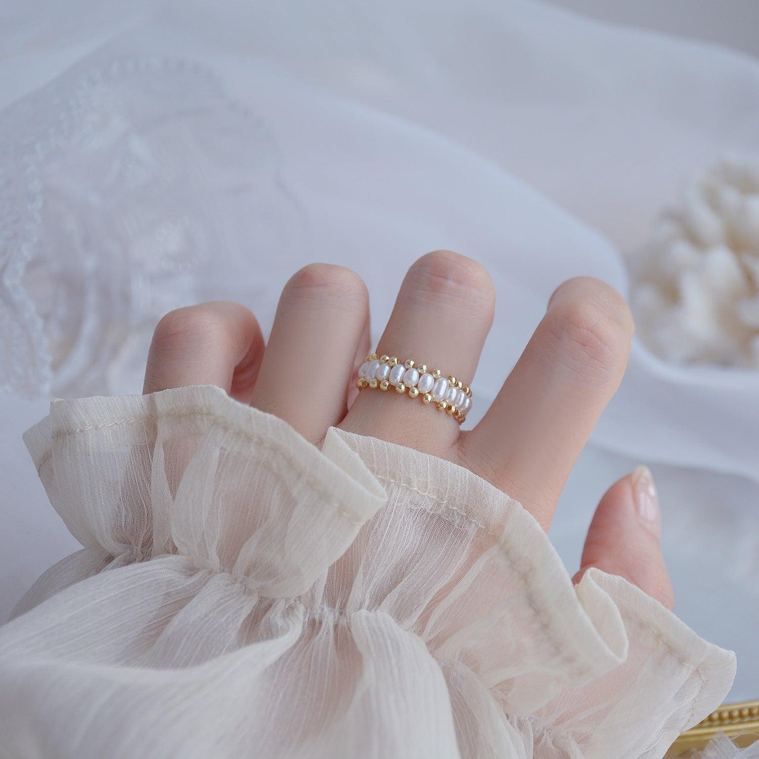 Baroque Pearl Rings | Abbott Atelier | Artisan Jewelry