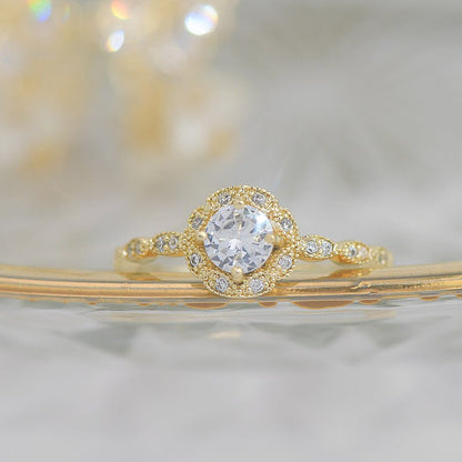 Baroque Ring - Abbie - Gold - Plated - Abbott Atelier