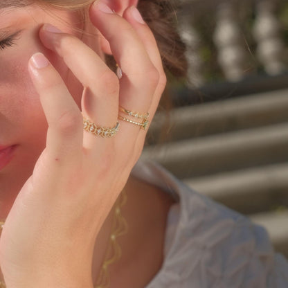 Baroque Ring - Harper - Gold - Plated - Abbott Atelier