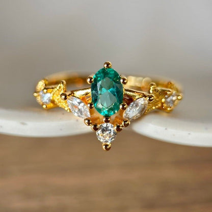 Baroque Ring - Jacqueline - Gold - Plated - Abbott Atelier