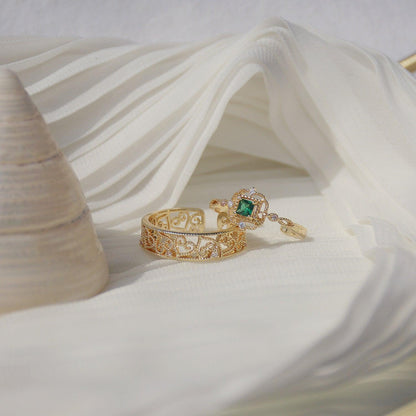 Baroque Ring - Kelly (2 Styles) - Gold - Plated - Abbott Atelier