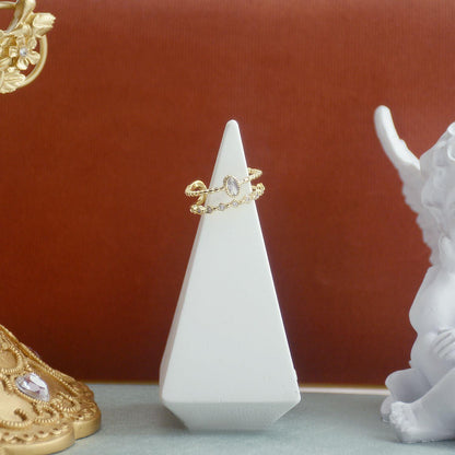 Baroque Ring - Leona (2 Styles) - Gold - Plated - Abbott Atelier
