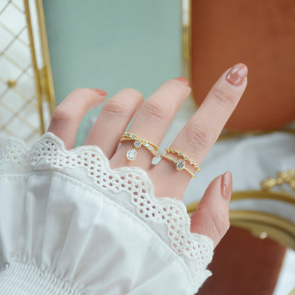 Baroque Ring - Leona (2 Styles) - Gold - Plated - Abbott Atelier