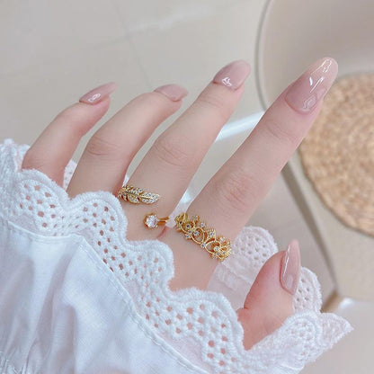 Baroque Ring - Megan (2 Styles) - Gold - Plated - Abbott Atelier