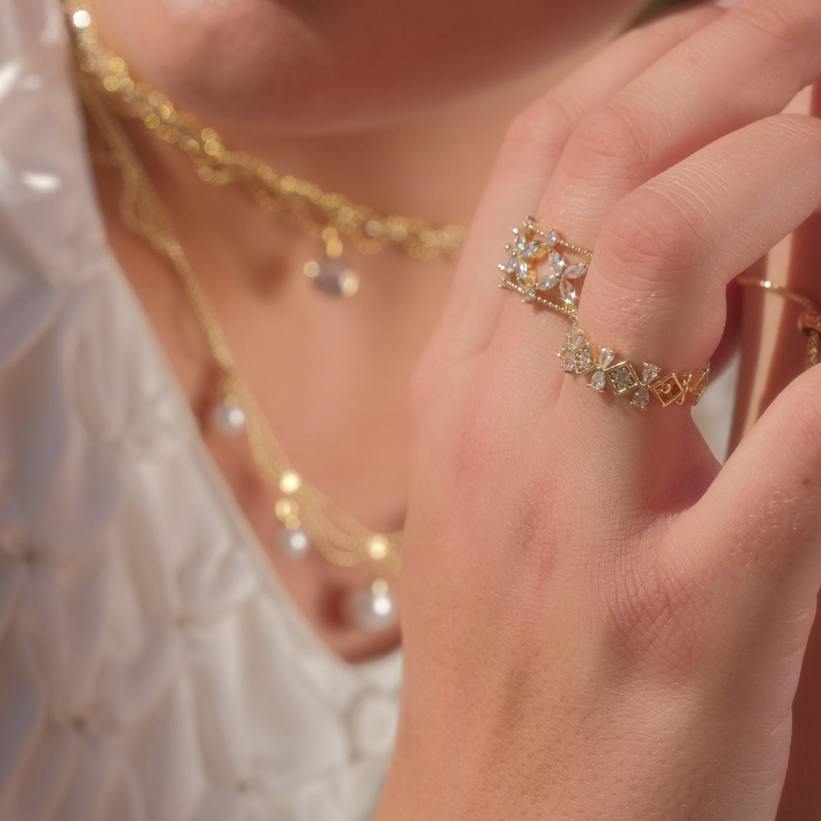 Baroque Ring - Teresa (2 Styles) - Gold - Plated - Abbott Atelier