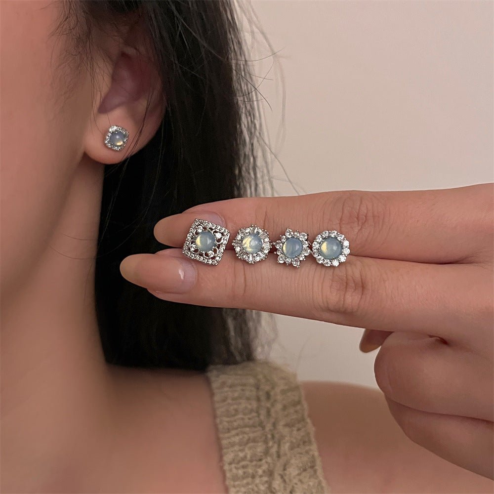 Baroque Stud Earrings - Mikayla - Hypoallergenic - Abbott Atelier