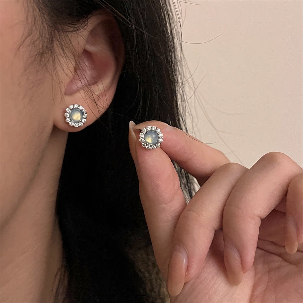 Baroque Stud Earrings - Shelly - Hypoallergenic - Abbott Atelier