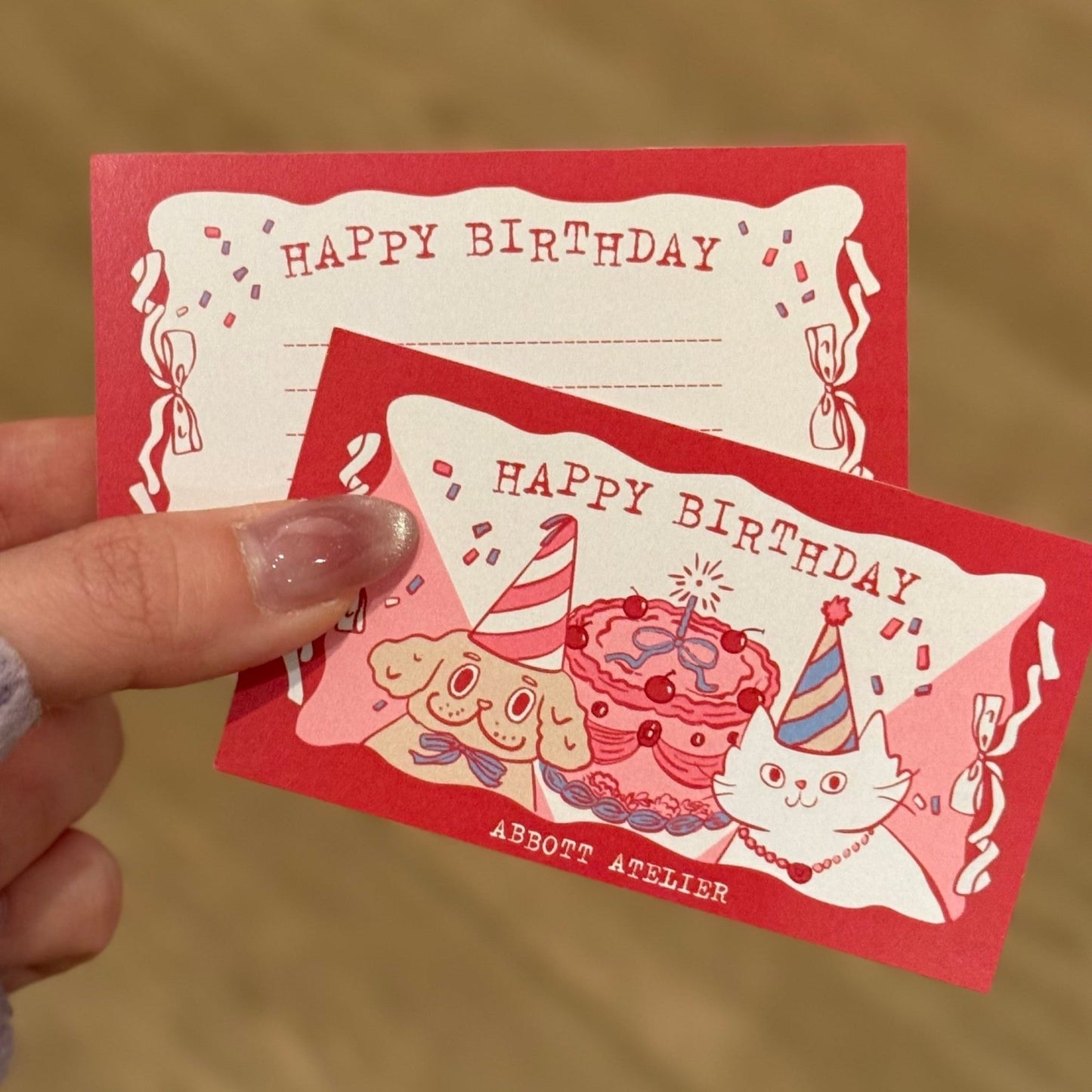 Birthday Note Card - Abbott Atelier - Abbott Atelier