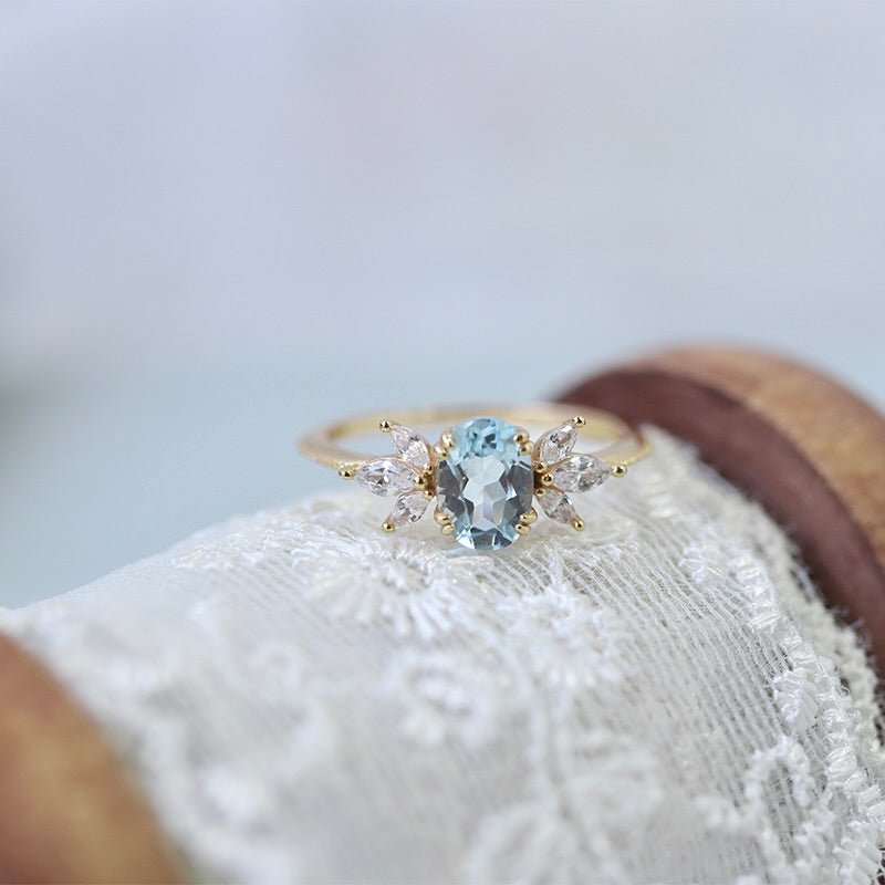 Blue Mirage Ring - Gold - Plated - Abbott Atelier