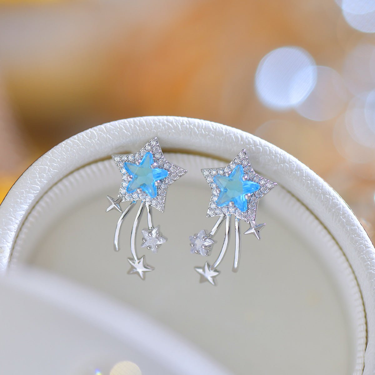 Blue Star Earrings - Hypoallergenic - Abbott Atelier