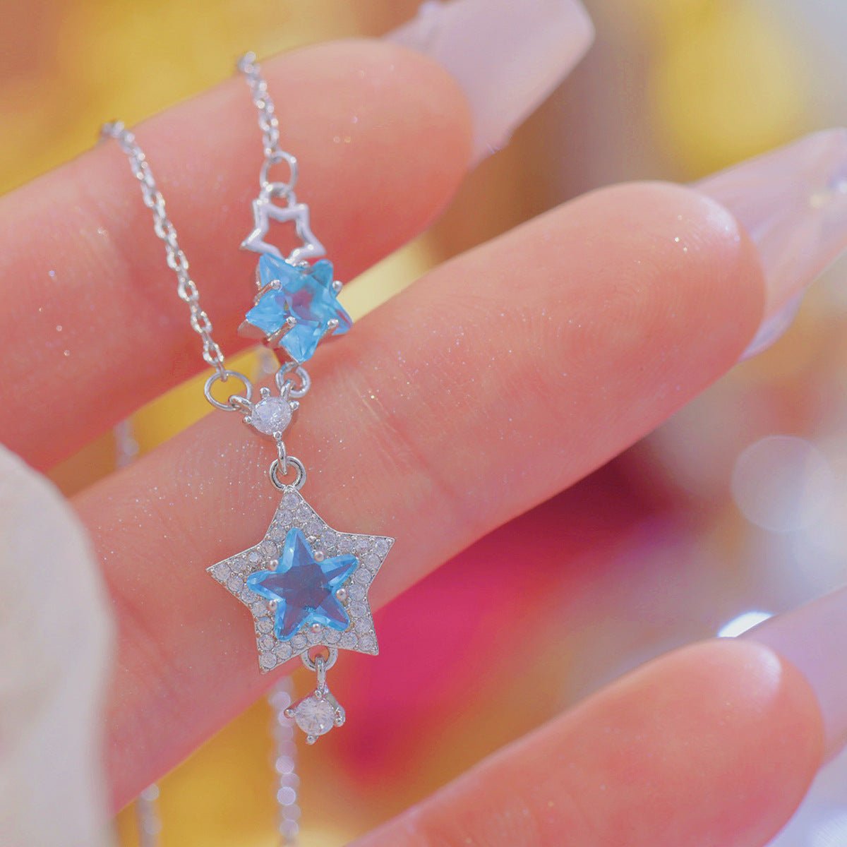 Blue Star Necklace - Gold Plated - Abbott Atelier