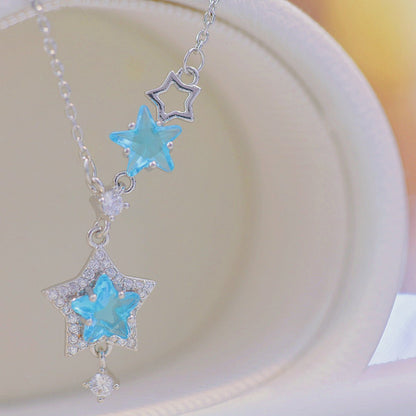 Blue Star Necklace - Gold Plated - Abbott Atelier